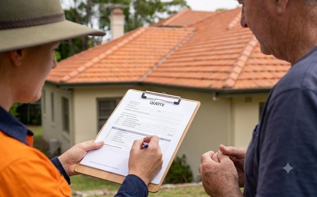 Reading and comparing itemised roofing quotes